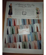 Arrow Shirts and Ties for Fathers Day Print Magazine Ad 1937 - €5,12 EUR