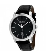 Hugo Boss Classic 1513397 Black / Black Leather Analog Quartz Men&#39;s Watc... - £153.46 GBP