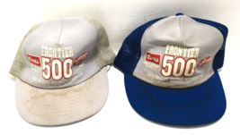 1980s Frontier 500 Vegas High Desert Racing Association Lot of 2 Snapback Hats - £67.23 GBP
