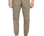 Sun + Stone Men&#39;s Articulated Jogger Pants in Rustic Khaki-XL - $22.99