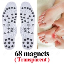 Premium 68 Magnetic Massage Insoles Foot Acupressure Shoe Pads Therapy Slimming  - £35.83 GBP