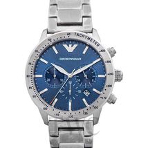 Armani AR11306 Blue Dial Stainless Steel Strap Gents Watch - £108.16 GBP