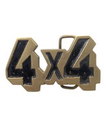 Vintage 4x4 Brass Belt Buckle 70s Jeep Off-road Retro - €21,05 EUR