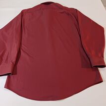 Stafford Wrinkle Free Men's Long Sleeve Casual Button Up Red Shirt Size 16 34-35 image 2