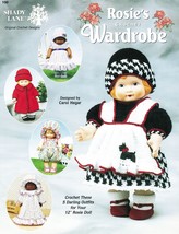 12&quot; Rosie Doll Wardrobe Clothes Bubblesuit Sundress Crochet Patterns - $12.99