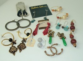 Vintage to Modern Earring lot pierced bohemian post danglers Cookie Lee - £15.55 GBP