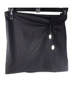 Ralph Lauren Black Stretch Modesty Swim Skirt Keyhole Shell Bead Trim Si... - £11.61 GBP