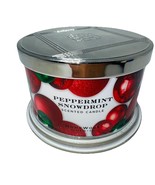 NEW HomeWorx Peppermint Snowdrop Candle 18 oz 4 Wick Harry Slatkin ESSEN... - $769.77 MXN