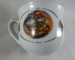 Christineholm Porcelaine Tea Cup Christmas Gnome Lars Carlson Gold Gilt ... - $8.70