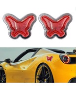 2PCS Red BUTTERFLY Shaped Side Marker / Accessory / LED Light / Turn Signal - £27.53 GBP