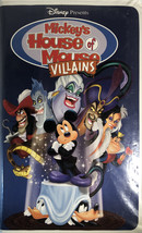 &quot;Mickey&#39;s House Of Mouse Villains(Vhs 2002 Clamshell)TESTED-RARE VINTAGE-SHIP24H - £14.90 GBP