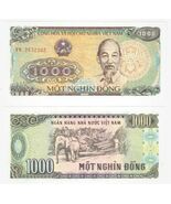 1988 Vietnam 1000 Dong Banknote UNC P106a1 Number - $2.95 CAD