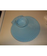 New ceramic Seashell chip &amp; dip Platter  vegetable tray - £17.71 GBP