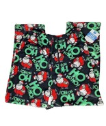 Santa Claus Men&#39;s Fleece Pajama Pants Size Large Christmas HO HO HO Draw... - €21,78 EUR