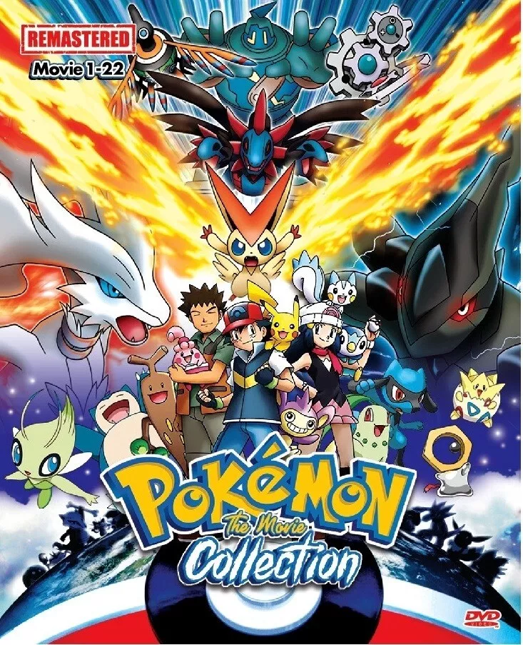 DVD Anime Pokemon The Movie Collection ( 22 in 1 ) English Subtitle  - £45.08 GBP