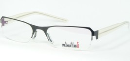 Mainhattan By Avm 8221 432 Dark Grey /WHITE Smoke Eyeglasses Glasses 50-19-140mm - £93.41 GBP