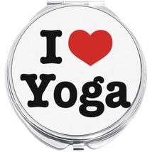 I Love Yoga Compact with Mirrors - Perfect for your Pocket or Purse - £9.30 GBP