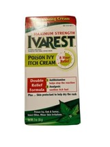 Ivarest Poison Ivy Itch Relief Cream Maximum Strength 2oz exp 6/24 - £6.14 GBP