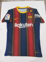 Sergino Dest FC Barcelona La Liga Match Blue Red Home Soccer Jersey 2020-2021 - £88.20 GBP