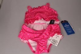 Nautica Little Girls&#39; Bikini Swim Suit, Stripe Dazzle, Pink, 2T - $19.79