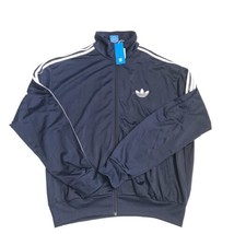  Adidas Originals Adi FB Tracktop X41207 Blue Wht Running Jacket Men Size 2XL - £36.14 GBP