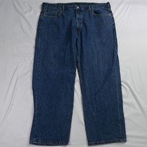 Levis 44 x 30 550 4886 Relaxed Fit Dark Stonewash Denim Jeans - $21.55
