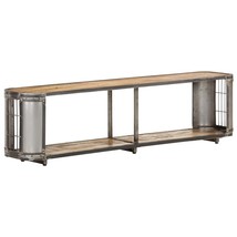 TV Cabinet Natural wood and metallic (varied) - $190.99