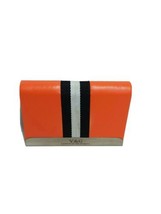 Y&amp;G Men&#39;s Fashion Minimalist Leather PU Business Card Holder, Orange - $3.49