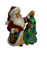 Jim Shore Heartwood Creek Santa Trimmed In Tradition 6.5” - $24.74