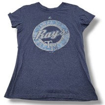 Majestic Top Size Medium M Tampa Bay Rays T-Shirt MLB Graphic Print T-Sh... - $28.88