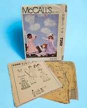 McCalls 7352 Pattern Vtg 1980 19 Inch Doll And Doll Clothes Package Cut - £17.39 GBP