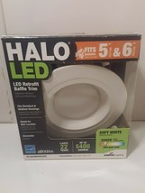 Halo 5&quot; &amp; 6&quot; 3000K Soft White LED Recessed Ceiling Light Retrofit Downlight - £15.81 GBP