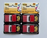 Post it  Flags,Removable, Self adhesive 1&quot; X 1.75&quot;, 200 Flags 2 Pack 4 t... - $8.98