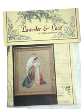 Lavender and Lace Guardian Angel Chart PATTERN 36LL18 Victorian Designs - $19.26