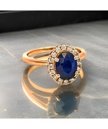 Natural Sapphire Diamond Ring 6.5 14k Y Gold 2.84 TCW Certified $3,950 3... - $2,465.10