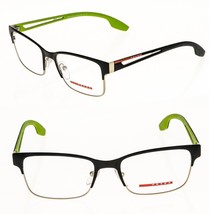 PRADA Linea Rossa CORE 55I Black Neon Green Metal Sport Eyeglasses 53mm PS55IV - £180.80 GBP