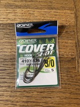 Owner Cover Shot Hook Size 3/0-Brand New-SHIPS N 24 HOURS - $14.73