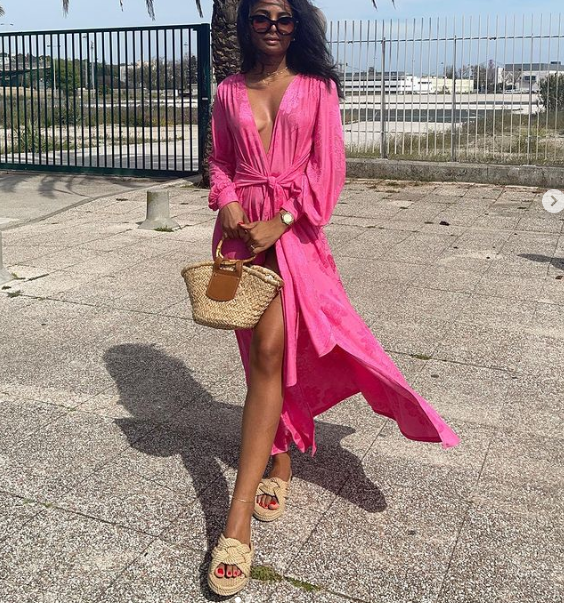 Zara Bnwt 2022. Pink Jacquard Wrap Long and 47 similar items Zara Bnwt 2022. Pink Jacquard Wrap Long and 47 similar items