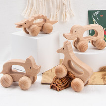Wooden Baby Toy Animal Cute Shape - £14.61 GBP