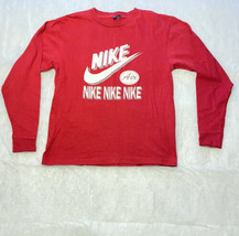 Vintage Honors Nike Air T Shirt Logo 90s Made In USA Size Medium Long Sl... - £19.54 GBP
