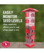 Royal Wing 336BTSC Red Barn Squirrel-Proof Bird Feeder, 2 lb. Capacity - $900.79 MXN