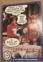 Vintage Mork And Mindy Trading Card #13 1978 Robin Williams Pam Dawber - £1.39 GBP