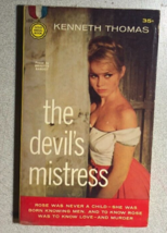 THE DEVIL&#39;S MISTRESS by Ken Thomas (1958) Gold Medal Brigitte Bardot  paperback - $19.79