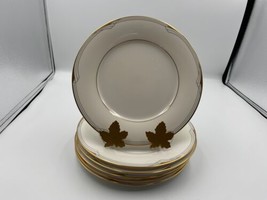 Noritake Fine China GOLDEN COVE Salad Plates Japan Set of 4 - £55.94 GBP