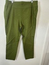 New York And Company Green High Rise Pull On Dress Pants Size XL Regular - £23.16 GBP