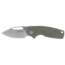 SOG X Mikkel Collaboration Stout Green and Silver Folding Pocket Knife B... - £44.58 GBP