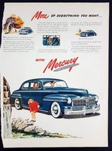 1947 Mercury Coupe Magazine Print Ad More of Everything You Want - $6.93