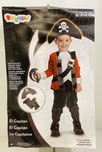 Disguise El Capitan Child Pirate Costume/Dress Up, Small (4-6), Red/Black - $29.99