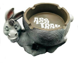 New Cute Cigarrette Smokers Gag Gift Ass Tray Donkey Ashtray 4&quot; X 5.25 Tabacco - £19.94 GBP
