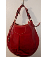 Dooney &amp; Bourke Women&#39;s Red Solid Patent Leather Shoulder Bag - €41,72 EUR